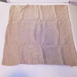 New 2 Deconovo Faux Linen 24x24 Zippered Throw Pillow Covers Taupe